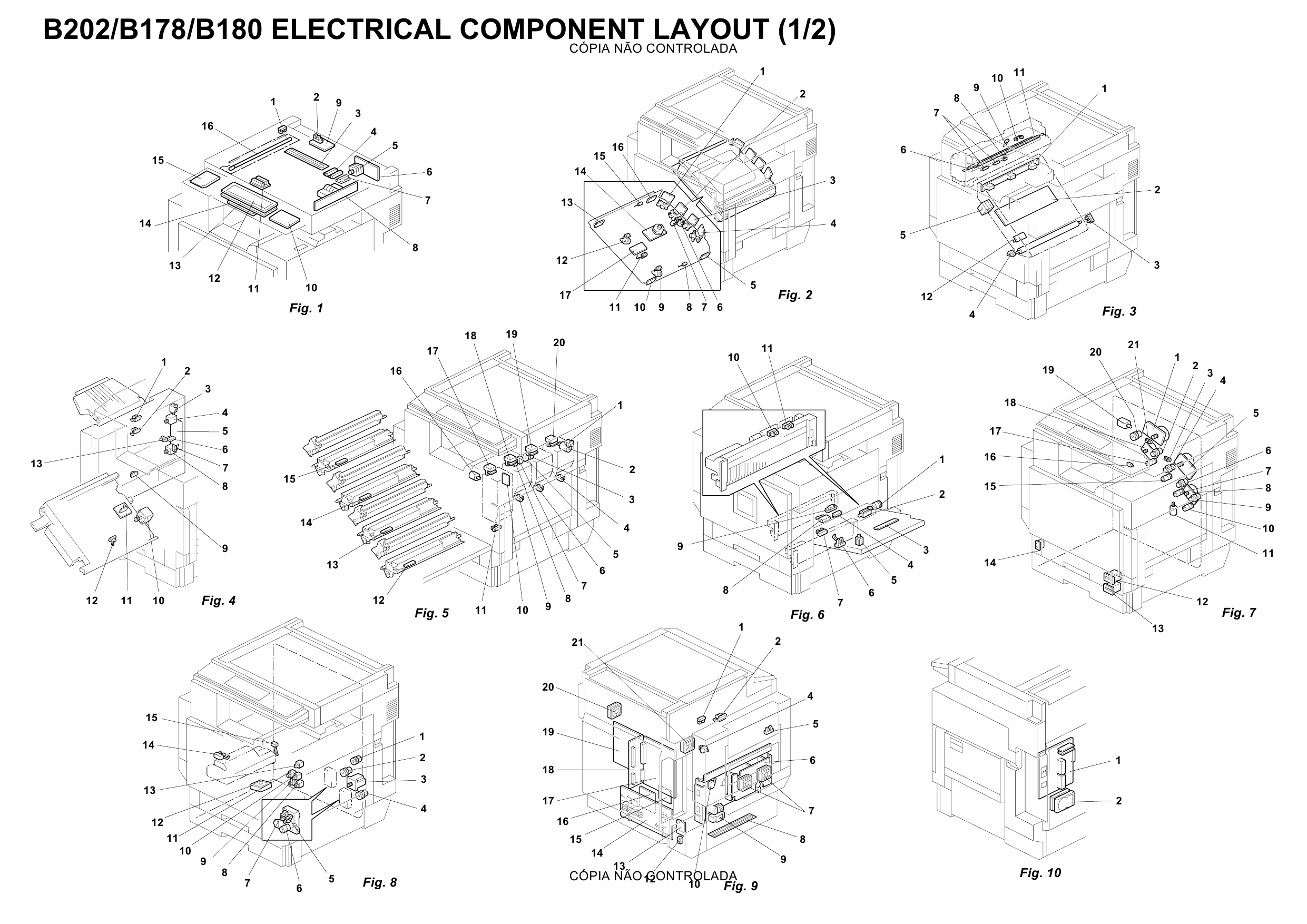 RICOH Aficio 3228C 3235 3245 B202 B178 B180 Circuit Diagram-3